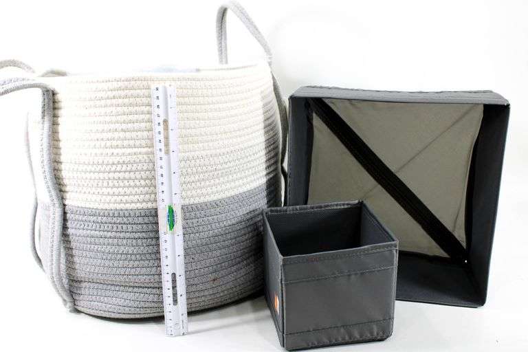 Trading Card Pages, Storage Basket and Cubes