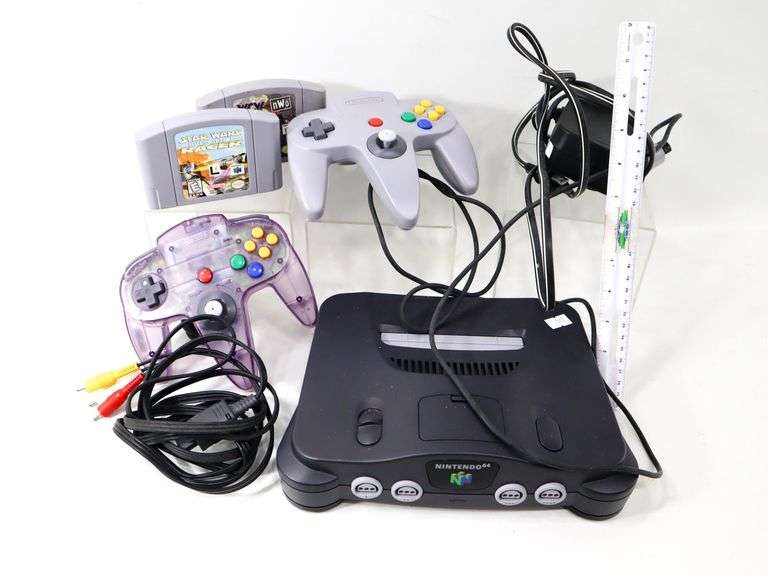 Nintendo 64 Control Deck Model No NUS-001(USA) / Controllers, Games, and More