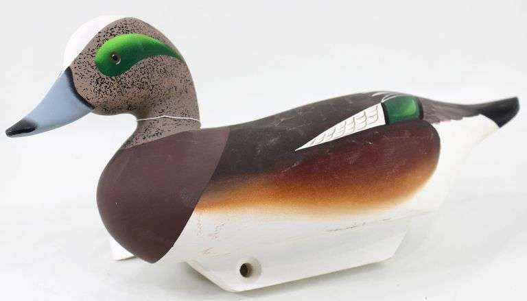 Charles Bryan (Middle River, Maryland, 1920-2008) - Signed and Dated "94"  - Hand Carved Widgeon Duck Decoy