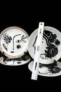 Anthropologie Stoneware Dessert  Plates
