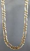 14 KT Gold Figaro Necklace, 20".    (16.06 gm), with COA