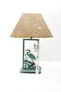 Shore Bird Cutwork Sculptural Base Table Lamp with Shade - 22 x 13