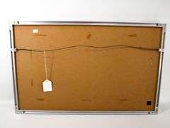 Anna Simons "The Racing Yacht" limited edition signed print  95/200, framed 17" x 27"