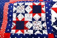 Americana Red White & Blue Quilt.  80x56