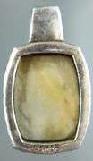 Sterling Silver Necklaces , 18", and Sterling Mother of Pearl Pendants.