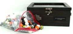 Harley Davidson Storage Box and Marble Collection