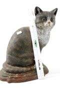 Vintage Cast Metal "Cat" Figural Doorstop - 12 x 10