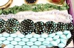Natural stone Necklaces, Sterling Silver Necklace and matching Earrings, Bracelets and Necklaces.