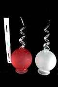 Handcrafted Art Glass Baubles - Two
