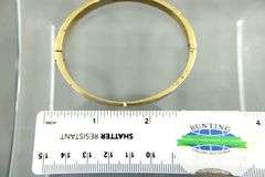 Coach signed hinged bangle Bracelet