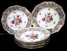 Schumann Bavaria (German US Zone) "Chateau" Vintage 1945-1949 Tableware