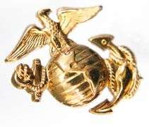 WWII Gemsco Marine Corps cover Pin