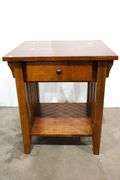 Mission Side Table with Drawer - Pair - 20 x 18 x 22 each