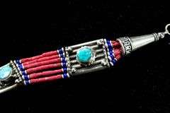 Sterling Silver, Turquoise, and Lapis, Necklace.