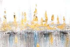Glowing Cityscape Abstract on Canvas - 20 x 40