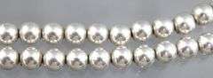 Sterling Silver Beaded Necklace and Bracelet Set.