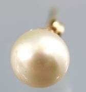 14 KT Gold and Genuine Pearl Earrings.