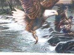 "1988 What So Proudly We Hail" by Don Marco (American b. 1920s) Double Eagle Signature Series Investors Edition Lithograph by Wildlife Litho Marking Minneapolis Minnesota with American Eagle Gold Bullion 1988 Coin Depictions - 21 x 25