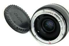 Canon FTb QL 35mm SLR Film Camera with Canon FD mount lens and an External Flash Unit.