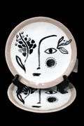 Anthropologie Stoneware Dessert  Plates