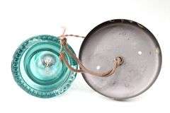 Vintage Glass Insulator Shade Arts & Crafts Pendant Lights - and - Vintage Metal Shade Pendant Light