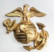 WWII Gemsco Marine Corps cover Pin