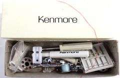 Kenmore 158.12310 Sears, Roebuck & Co. Portable Sewing Machine with Case and Accessories | Made in Japan