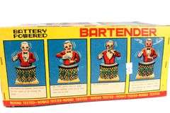 Vintage 1960s Battery Powered Bartender | Rosko Tested by "T.N." Namura Toy Industrial Co. Japan