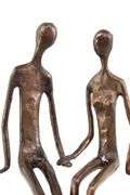 Danya B (Believed to be) Contemporary Romantic Shelf Sitter Bronze Sculptures - Pair