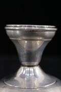 Sterling Silver Reinforced with Cement Candle Holder - Pair.