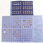 Three Lincoln Cents Collection Books. One book has 22 Coins, the second 28 coins, and the Deluxe book has 66 coins 1941-1969 "D", some uncirculated and steel cents included. 116 Coins Total