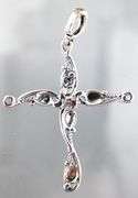 Carolyn Pollack Sterling Silver Turquoise Cross Pendant in the original gift box.
