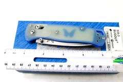 Bench-Made custom Knife , Model 535-3 Bugout . With pouch and box , never used or resharpened