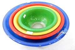 Vintage Pyrex Primary Color Mixing Bowls