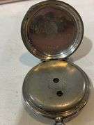 European Key wind and set pocket watch with .800 coin silver hunter case ,
