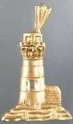 14 KT Gold Lighthouse Pendant.     (1.91 gm)