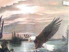 "1988 What So Proudly We Hail" by Don Marco (American b. 1920s) Double Eagle Signature Series Investors Edition Lithograph by Wildlife Litho Marking Minneapolis Minnesota with American Eagle Gold Bullion 1988 Coin Depictions - 21 x 25