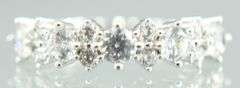 Sterling Silver Ring set with brilliant cut CZ, size 7 1/4.