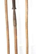Vintage African / Congo Wood Shank Metal Blade Spears