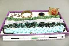 Natural stone Necklaces, Sterling Silver Necklace and matching Earrings, Bracelets and Necklaces.