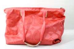 COACH Peach Weekender Tote Bag with Storage / Make-Up Bag.