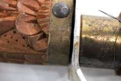 Traditional Thai Dha Swords with Intricately Carved Sheaths - Pair