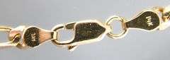 14 KT Gold Figaro Necklace, 20".    (16.06 gm), with COA