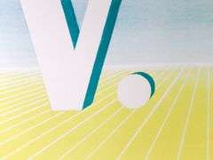 "V." by Thomas Pynchon - Book Promo Poster - 42 x 28 BACK WALL