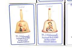 Goebel W. Germany / Germany Annual 1978 to 1988 Editions Handcrafted Porcelain Bells