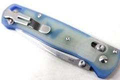 Bench-Made custom Knife , Model 535-3 Bugout . With pouch and box , never used or resharpened