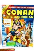 Vintage 1970s Marvel Treasury Edition "Conan the Barbarian" Comics - Three