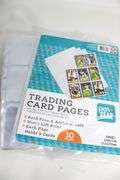 Trading Card Pages, Storage Basket and Cubes