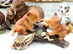 Vintage Masterpiece Porcelain by "HOMCO" Figurines.  Deer, Tiger, Rabbits, Horse, Raccoon & More.