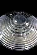 Railroad light lens , Clear ,  19" Dia ( Consigner reports )